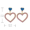 Heart shaped long earringsEarrings