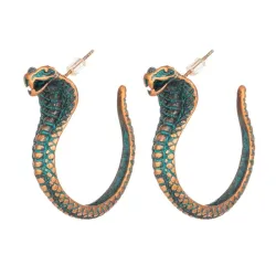 Vintage earrings with cobraEarrings