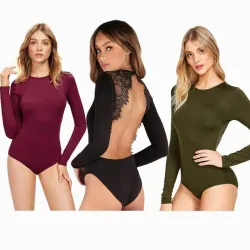 Backless Lace BodysuitLingerie