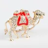 Crystal & gold camel - keychainKeyrings