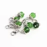 Crystal beads with lobster clasp - keychain - 20 piecesHobbies & Collections