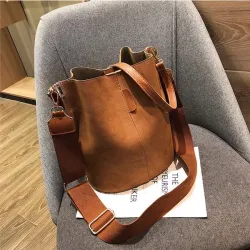 Vintage - shoulder - crossbody bag - large capacity leather handbagHandbags