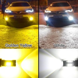 2pcs LED lamp super bright car fog lights - 12v 24v 6000k white car driving 21 3030-SMD running light auto led h7 bulbLights ...
