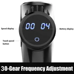 LCD Display High frequency Massage Gun muscle body relax relaxation 30 Speed VibrationMassage