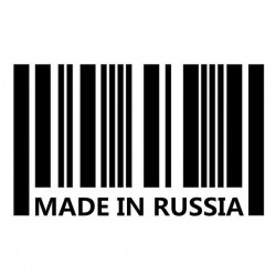 16 * 10cm - Made In Japan / Made In Russia - car sticker - decalStickers