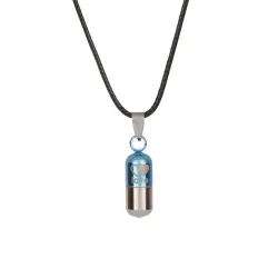 LOVE - capsule shape pendant - necklaceNecklaces