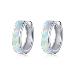 925 sterling silver earrings with opalEarrings