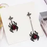 Matte Black Spider Stud EarringsEarrings