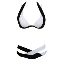Black & white swimsuit - bikini setBeachwear