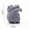 Silicone hippo shaped - tea infuser - reusable - 1pcsTea infusers