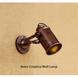 Retro creative wall light - lamp - adjustable - single - double headWall lights