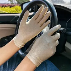 Spandex gloves - elastic - uv proof - short gloves - womenGloves
