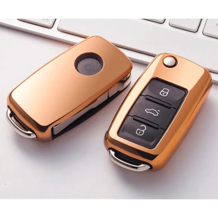 Keychain / car key cover case for Volkswagen VW Passat Golf Jetta Bora Polo Sagitar TiguanKeys
