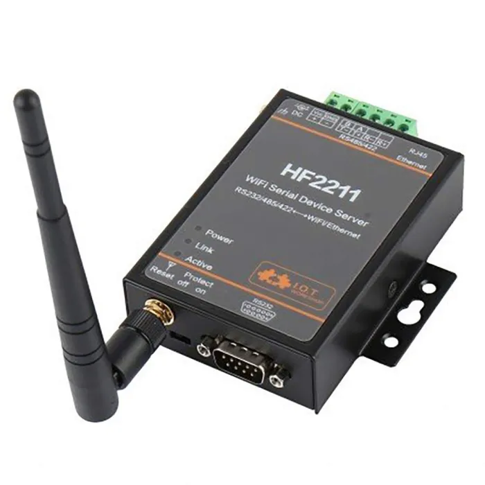 HF2211 - RS232/RS485/RS422 - WiFi serial device server - ethernet converter moduleNetwork