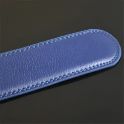 Genuine leather belt with automatic buckle - blueBelts