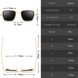 Steampunk - retro - square sunglasses - unisexSunglasses