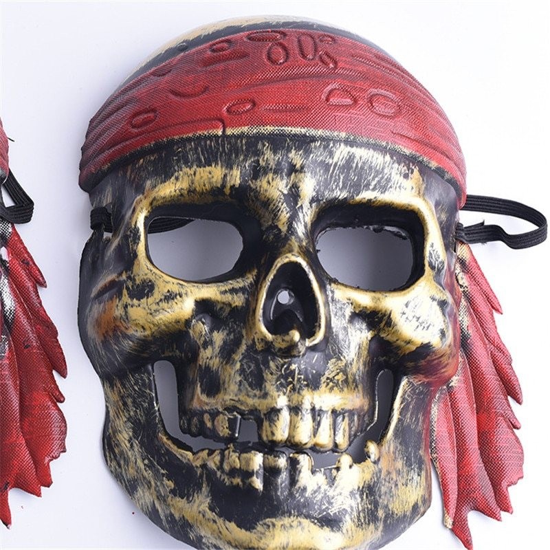 Venetian Skull Masks - Halloween - Gold - SilverMasks
