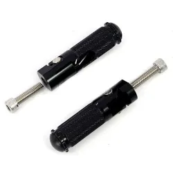 Universal motorcycle folding footrests rear pedals 2 pieces - BMW Honda Kawasaki YamahaFoot rests