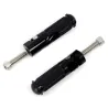 Universal motorcycle folding footrests rear pedals 2 pieces - BMW Honda Kawasaki YamahaFoot rests