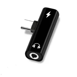 2 In 1 - Type C - 3.5mm Jack - Earphone Charging Converter USB - Type C PhonesElectronics & Tools