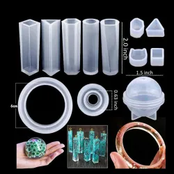 Silicone Casting - Resin Molds - Tools Set - Resin Jewelry - DIYToys