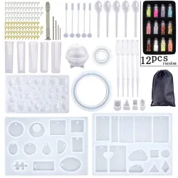 Silicone Casting - Resin Molds - Tools Set - Resin Jewelry - DIYToys