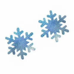10 pairs - Nipple Covers - SnowflakesBeachwear