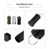 2Pcs - Metal Medicine Box - Pill Capsule - Waterproof - Outdoor - Key ringKeyrings
