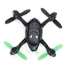 Hubsan X4 H107C - Upgraded 2.4G - 4CH - RC Drone Quadcopter - Mode 2 (Left Hand Throttle) - Black GreenDrones