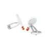 Tennis rackets - white & red cufflinksCufflinks