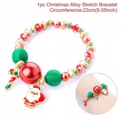 Christmas bracelet with beads & charmsBracelets