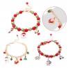 Christmas bracelet with beads & charmsBracelets