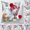 Christmas snowman - pillowcase - cushion cover - 45 * 45 cmCushion covers