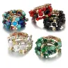 Multi colored beads - charm bracelets - resin stoneBracelets