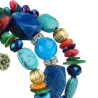 Multi colored beads - charm bracelets - resin stoneBracelets