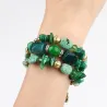 Multi colored beads - charm bracelets - resin stoneBracelets