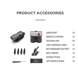 HDRC S602 - WiFi - FPV - 4K HD Dual Camera - Altitude Hold Mode - FoldableDrones