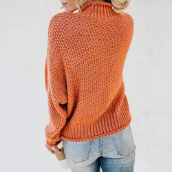 Women Sweaters - Long Sleeve - KnittedWomen's fashion