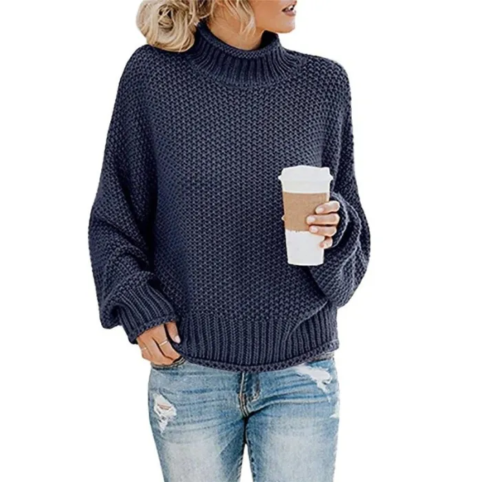 Women Sweaters - Long Sleeve - KnittedWomen's fashion
