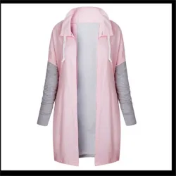 Women Coats - Casual - Hooded - Pink - Blue - BlackWomen's fashion