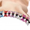 Small crystal butterflies - hair clips - 12 pieces