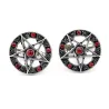 Antique cufflinks - pentagram & crystalsCufflinks