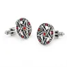 Antique cufflinks - pentagram & crystalsCufflinks