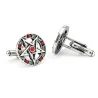 Antique cufflinks - pentagram & crystalsCufflinks