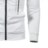 Warm hoodie with zipper - long sleeve - polka-dot printHoodies & Sweatshirt