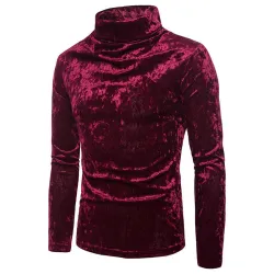 Warm turtleneck - sweater - shiny cottonHoodies & Sweatshirt