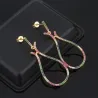 Big pendant earrings - multicoloredEarrings