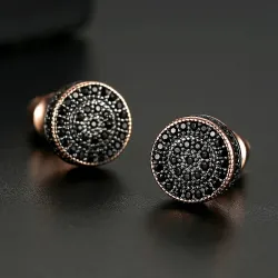 Elegant - small round crystal stud earringsEarrings