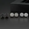 Elegant - small round crystal stud earringsEarrings