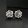 Elegant - small round crystal stud earringsEarrings